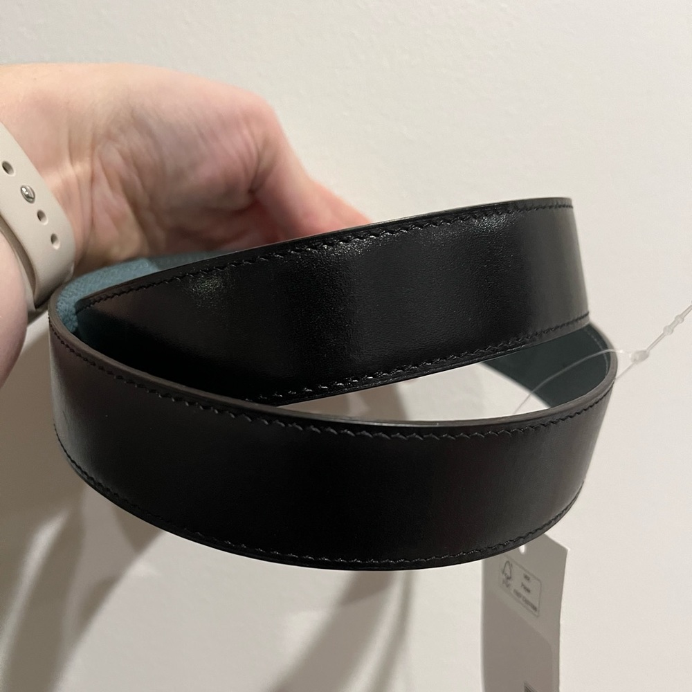 Hermes Reversible 32mm Belt Strap, Size 85
